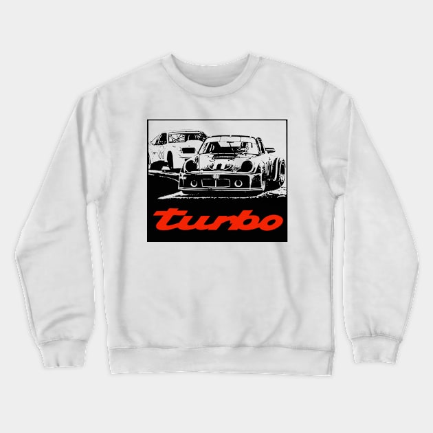 racing car shirt Crewneck Sweatshirt by retroracing